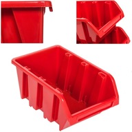 20 x garážový box na smeti 100x150x70 mm červená