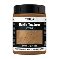 Vallejo 26.219 Brown Earth Texture 200 ml.