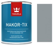 TIKKURILA MAKOR-TIX SMALTOVANÁ STRECHA ŠEDÁ METALICKÁ. 10L