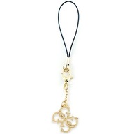 Guess Phone Strap 4G Glitter Charm