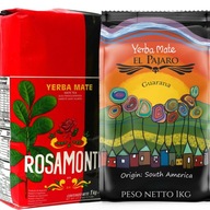 Yerba maté Rosamonte Elaborada + El Pajaro con Guarana 2 x 1 kg 2000 g