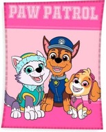 deka fleecová deka kockovaný prehoz PAW PATROL Skye Everest Chase 100x140