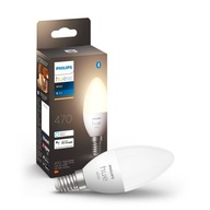 PHILIPS HUE Biela inteligentná žiarovka E14 biela sviečka