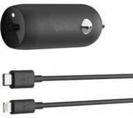 Autonabíjačka Belkin USB-C 3,6A + Lightning