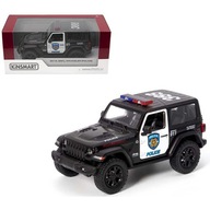 KOVOVÝ MODEL 1:34 Kinsmart JEEP Wrangler POLÍCIA