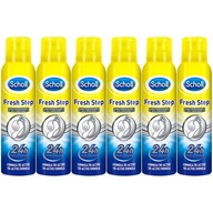 SCHOLL Fresh Step Foot Antiperspirant Grey Spray Tri-Active 6 x 150 ml