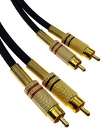 Audio cinch kábel 2RCA 2xRCA Cross-Tech R5 GOLD - 1m