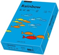 Farebný papier Rainbow A4 80g 500k modrý R88