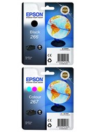 2x EPSON 266 267 WORKFORCE WF100W WF110W FV ATRAMENT