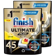 Kapsule do umývačky riadu Finish Ultimate Plus 90 Lemon