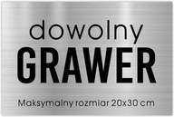 Gravírovaný tanier GRAWER s ľubovoľným textom