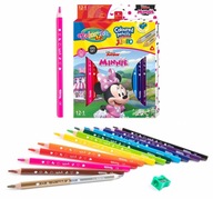 Jumbo trojuholníkové pastelky 13 farieb Minnie Colorino