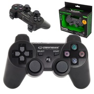 BEZDRÔTOVÝ BLUETOOTH GAMEPAD PS3 MARINE BLACK ESPERANZA