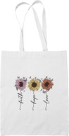 Taška Sunflower Flower Trendy White 3