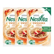 Nestlé Nesvita jablková ovsená kaša so škoricou 3x