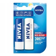 NIVEA Lip Care Duo Pack rúž 2x5,5ml