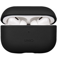 Puzdro UNIQ pre Terra AirPods Pro 2 gen. Genuine Leather black/Dallas black