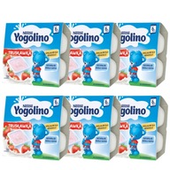 Nestlé Yogolino mlieko a ovocný dezert, jahoda po 6 mesiacoch 400 g x 6