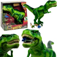 POHYBLIVÁ DINO POSTAVIČKA T-REX EATS LITTLE DINOS JURASSIC WORLD SET 25 CM