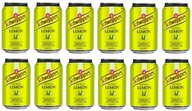 12x 330ml SCHWEPPES Citrónový sýtený nápoj v plechovke