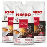 Kimbo Espresso Napoletano zrnková káva 3x1kg