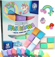 Modelovacia hmota ASTRA PASTEL 12 farieb