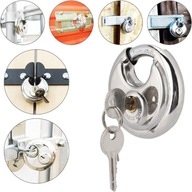 1PC Discus Locks Okrúhly visiaci zámok z nehrdzavejúcej ocele