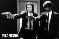 Čiernobiely plagát Pulp Fiction Guns 140x100 cm