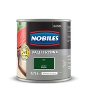 Nobiles Roof and Gutter Moss Green Matte 0,75L