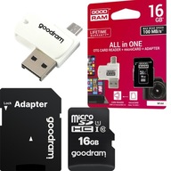 PAMÄŤOVÁ KARTA PRE GPS 16GB MICRO SD class 10 UHS