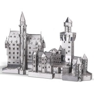 Piececool kovové puzzle 3D model - zámok Neuschwanstein