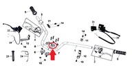 ĽAVÝ MONTÁŽ NA RIADITEĽ DAELIM ET 300cc OEM!