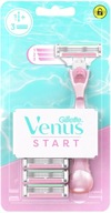 Rukoväť Gillette Venus Start Razor + 3 x čepeľ