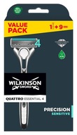 Strojček WILKINSON Quattro Essential 4 Precision Sensitive + 9 kaziet