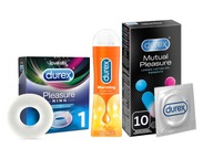 DUREX erotické kondómy prstencový intímny gél