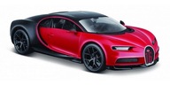 Športový kompozitný model Bugatti Chiron v čiernej farbe