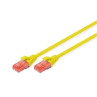 Prepojovací kábel Digitus CAT 6 U-UTP, PVC AWG 26/7, modulárna zástrčka RJ45 (8/8), 2