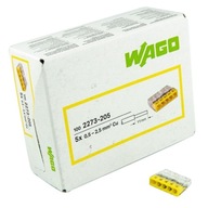 WAGO QUICK CONNECTOR Univerzálny konektor, drôt 0,5-2,5mm²/4 2273-205 100ks