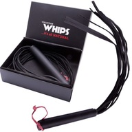 Čierna klasika BDSM Whips Collection WHIPS hrajúci bič