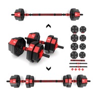 DAMPbells-barbell COMPOSITE SGC HMS SET 20kg TRÉNING GYM