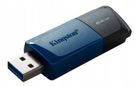 Modrý kľúč Kingston 64GB USB3.2 Gen 1 Exodia