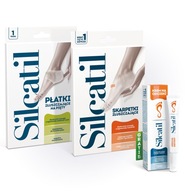 SILCATIL Set - Ponožky + Okvetné lístky + Krém 10 ml