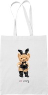 Teddy Bear Ralph Bag Girl 23 Módna biela