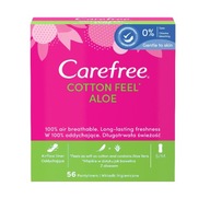 Carefree Cotton Feel Normal slipové vložky s vôňou aloe 56 ks P1