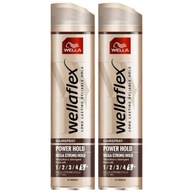 Wellaflex Power Hold 5+ Lak na vlasy 250ml x2