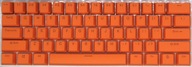 KEYCAPS Štandardné oranžové klávesy pre profilovú mechanickú klávesnicu