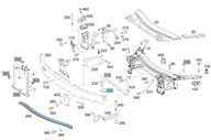 Pravý držiak svietidla Mercedes W213 W238 W253 W257