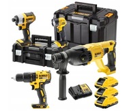 COMBO sada náradia 18V 3x3,0Ah TSTAK DeWALT DCK440L3T