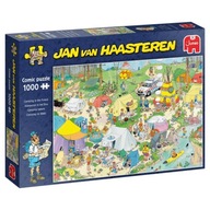 Puzzle Camping in the Forest 1000 ks Puzzle kemping Haasteren