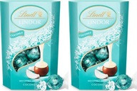 Lindt Lindor KOKOS KOKOS Pralinkové čokoládky 200 g x2